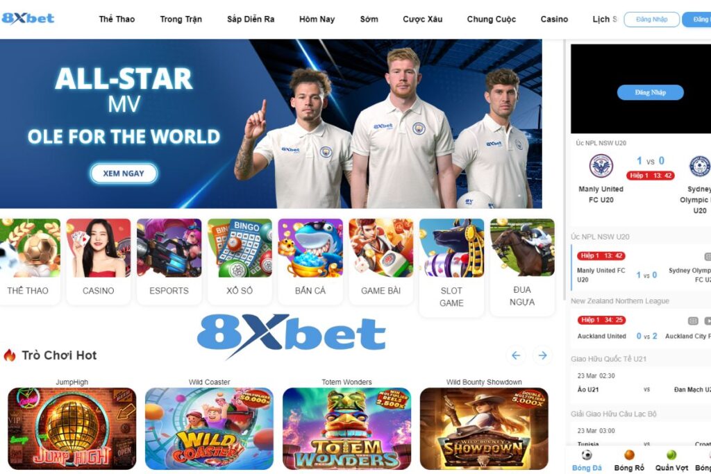 Những ưu điểm nổi bật mà nhà cái 8xbet đang sở hữu
