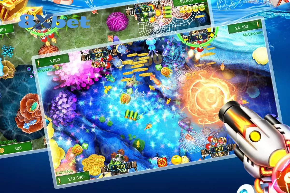 Các sảnh chơi bắn cá 8xbet mà người chơi có thể tham gia