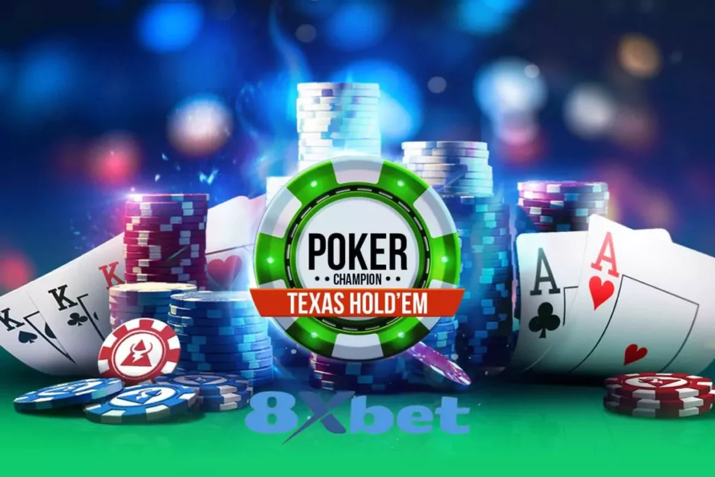 Chơi game Poker online 8xbet cực vui, cực hấp dẫn